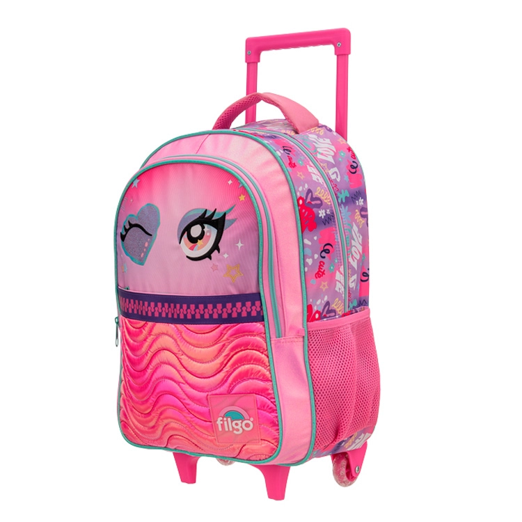 Mochila Escolar Filgo 2026 Starpak 18" Make Up 1 Con Carro Art.MO26-TST-020